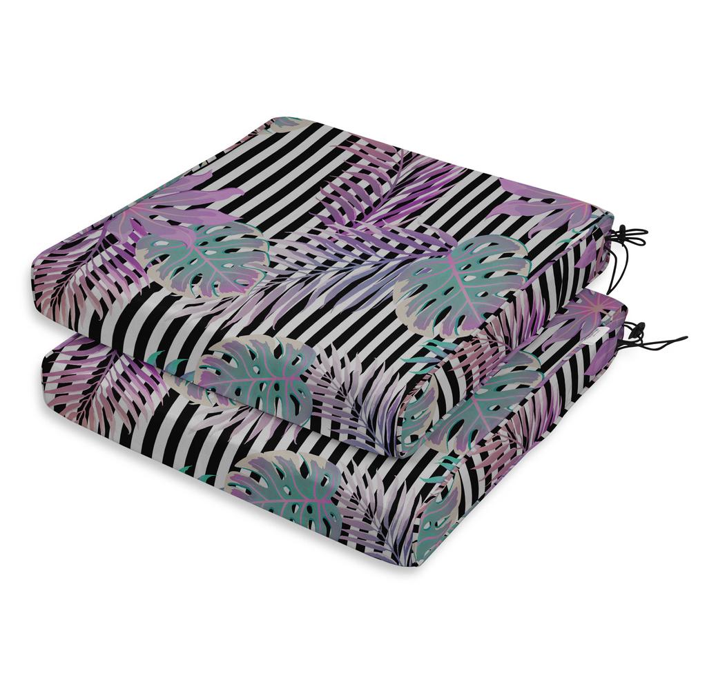 Vargottam Perfect Outdoor Indoor Square Corner Seat Cushions Water-Resistant Lounge Chair 18.5" X 16" Home Office Patio Furniture