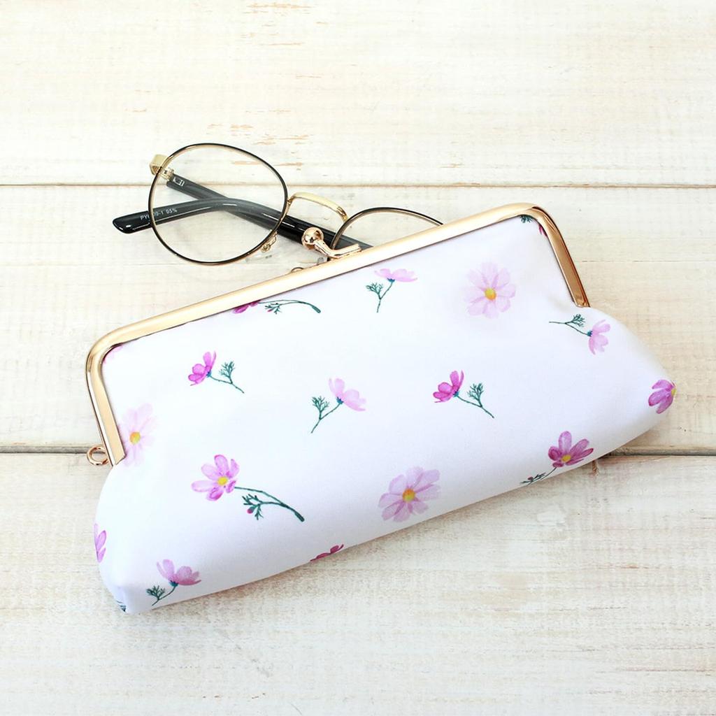 Labo Clip purse pouch with a flower calendar and hydrangea design, A24-HKGP-06AJ