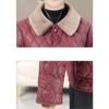 Autumn Winter Middle-aged Women Plus Velvet Warm Mid-length Loose Leather Coat Leather Jacket Mother Wear Casual Jacket