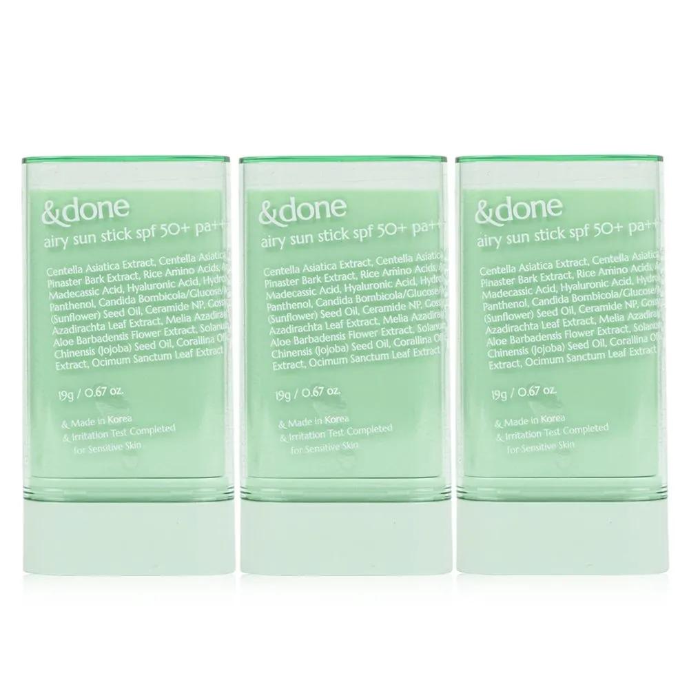 Airy Sun Stick SPF50+ PA++++ 19g 2+1 / Ultra-light Sun Stick / Matte Sun Care for All Seasons