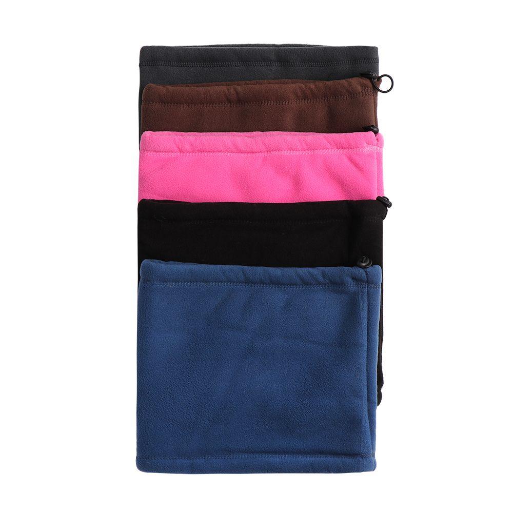Circle Wrap Thermal Warm Neck Warmer Beanie Ski Balaclava Hat Knit Neck Scarf Fleece Snood Scarf