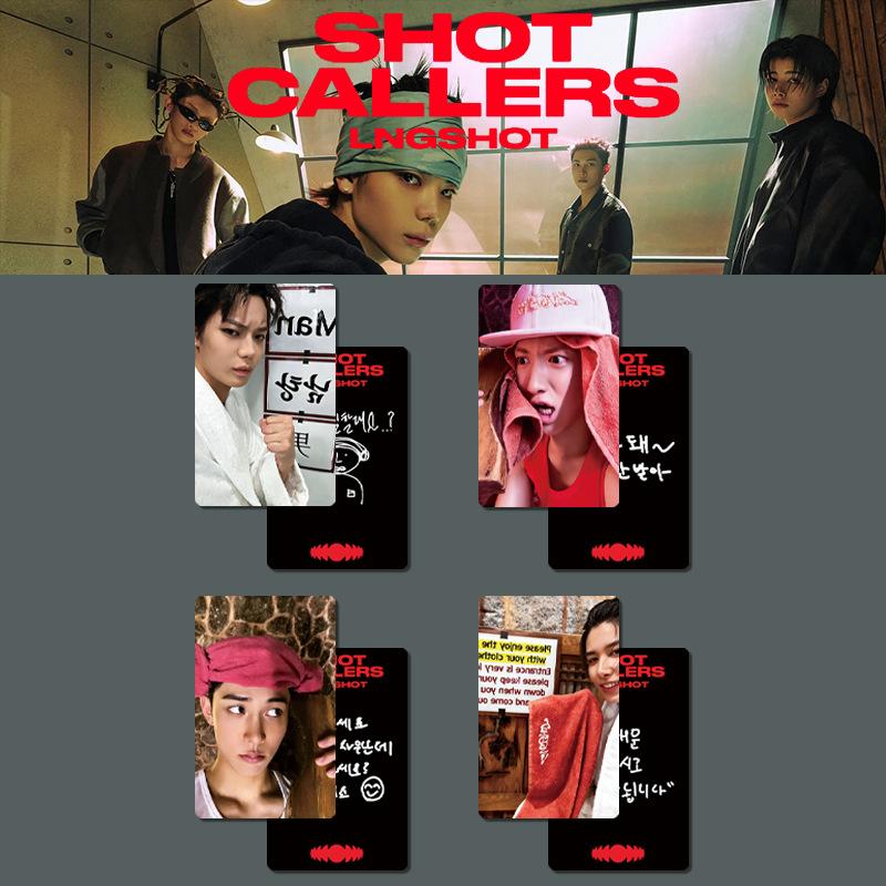 LNGSHOT SHOT CALLERS Card de Debut Card Special Card MUZICĂ Magazin POP-UP Felicitare RYUL WOOJIN LOUIS OHYUL Colecția Fanilor Fotocartă