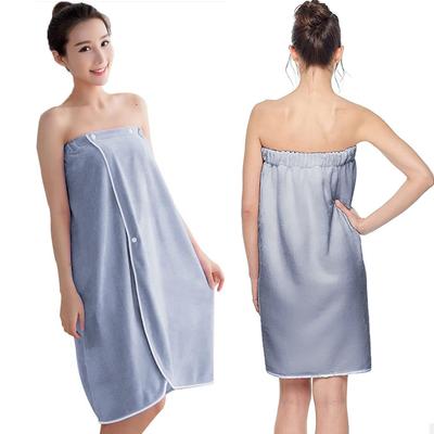 SIDRYA Microfiber Wrap Towel Blue 80 X 130 Cm Adjustable Bath and Pool Towel