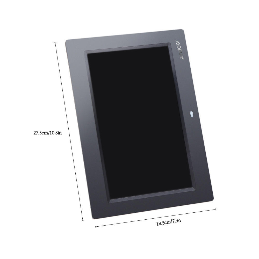 Cornice digitale per foto HD TFT-LCD da 10'' 1024*600, orologio, lettore MP3 MP4 con desktop remoto