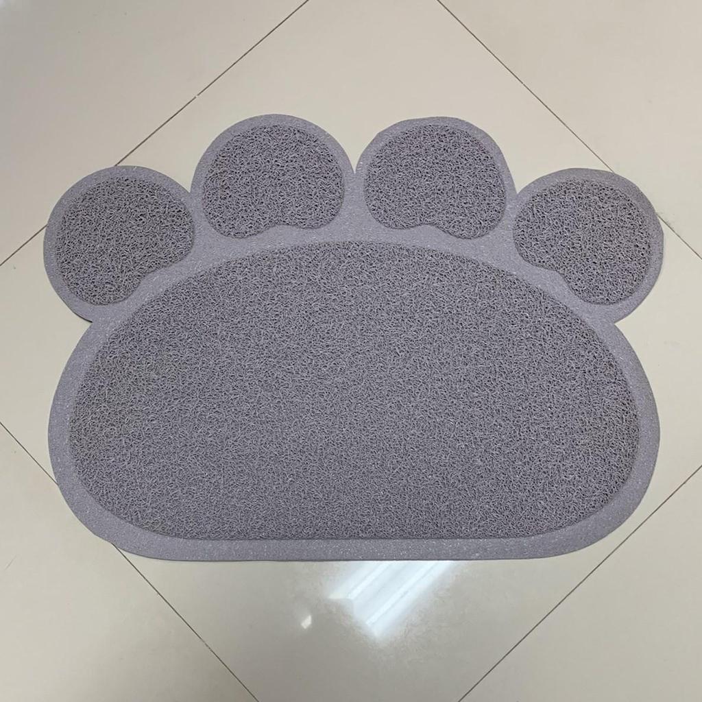 Anti-Splash Cat Litter Mat & Bed: Paw Pad & Silk Ring Design