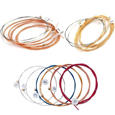 Acoustic Guitar Strings Jimii 3-Pack Set for Folk Guitars (18 Strings)