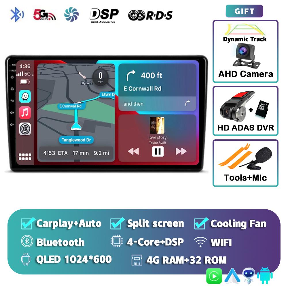 Radio auto Android14 Carplay pentru Citroen Berlingo Peugeot Partner 2008-2020 2021 2022 Player multimedia GPS stereo DSP WIFI