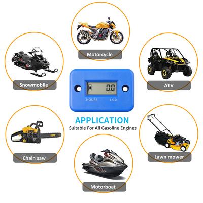 Digital Hour Meter LCD Display for Bike Motorcycle ATV Snowmobile Marine Boat Ski Dirt Gas Engine Timer Car Accessories