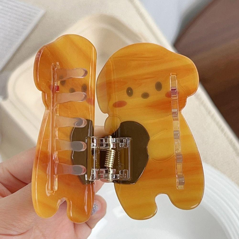 Acetic Acid Acetate Cat Hair Claw Puppy Shark Clip Fashion Cartoon Hair Clip  Girl