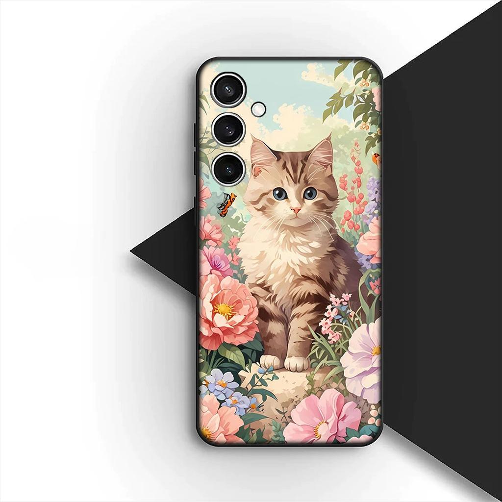 Cover for Xiaomi Redmi Note 12 11 10 A3 Pro 10A 10C 12C Note12 5G 4G Casing Silicone Phone Case Comics Meow Kitten Cat