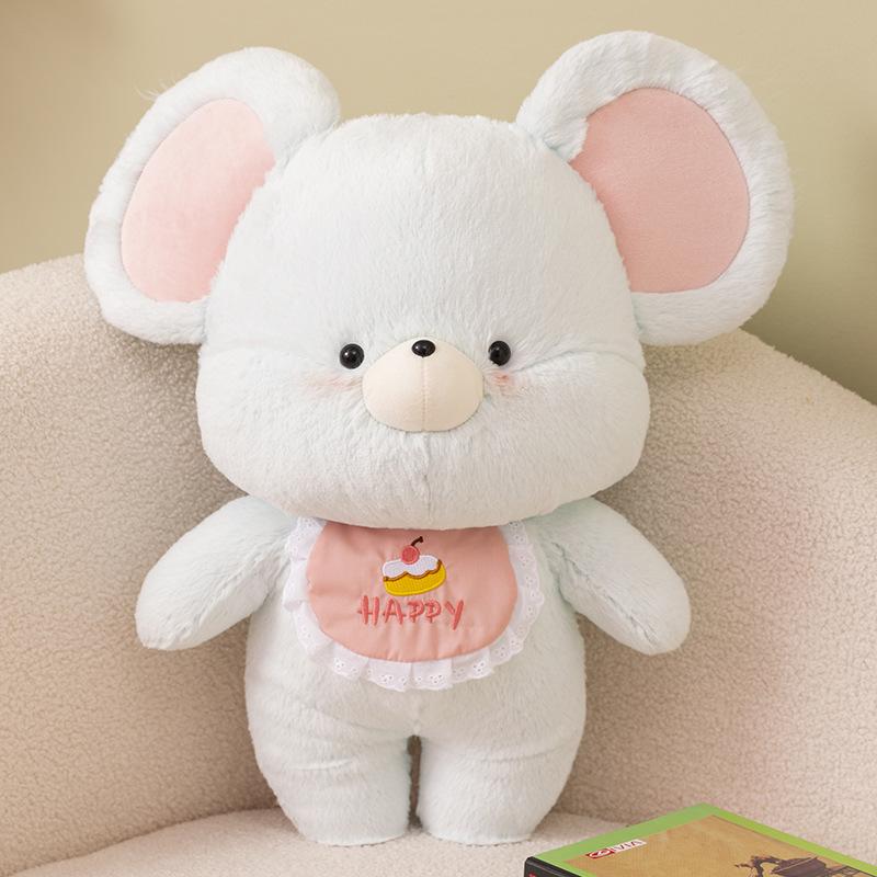 Lele Mouse Doll Meow It Sister Original Cute Plush Toy Doll To Accompany the Sleeping Hamster June 1 Children's Day Gift