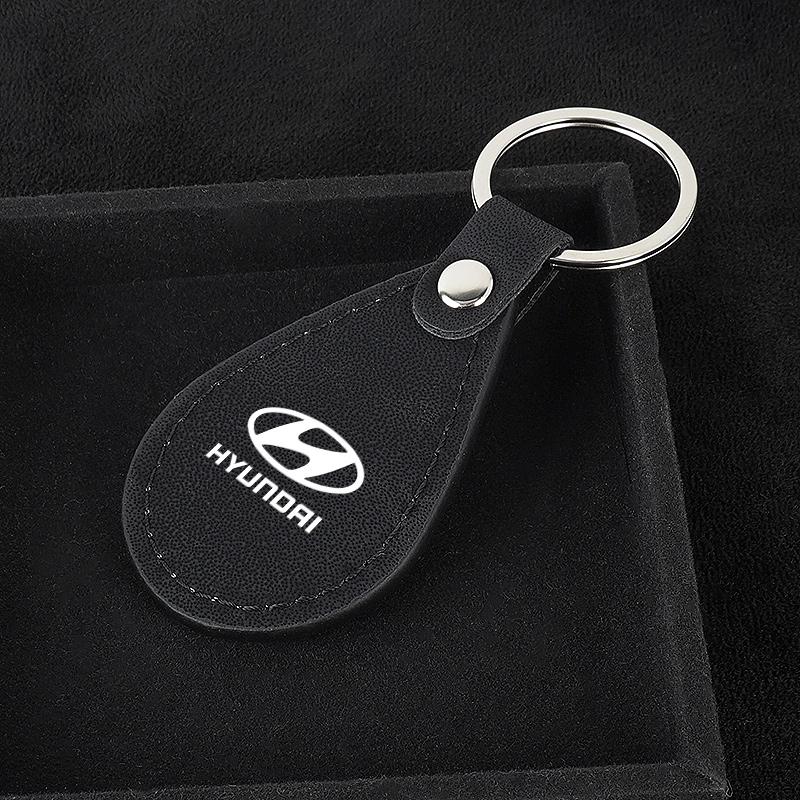 Mode Bil Logo Styling Nyckelring Nyckelkedja Nyckelring Hänge För Hyundai IX35 Veloster KIA Sportage Interiör Bilaccessoarer
