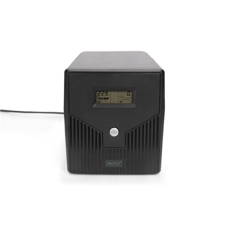 Zasilacz awaryjny UPS Line-Ineractive LCD, 2000VA/1200W, 2x12V/9Ah, AVR, 4xSCHUKO, USB, RS232, RJ45