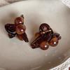 2Pcs Acrylic Pink Love Heart Small Hair Claw Women Girls Sweet Cute Hair Clips Lovely Kawaii Hairpin Hair Accessories