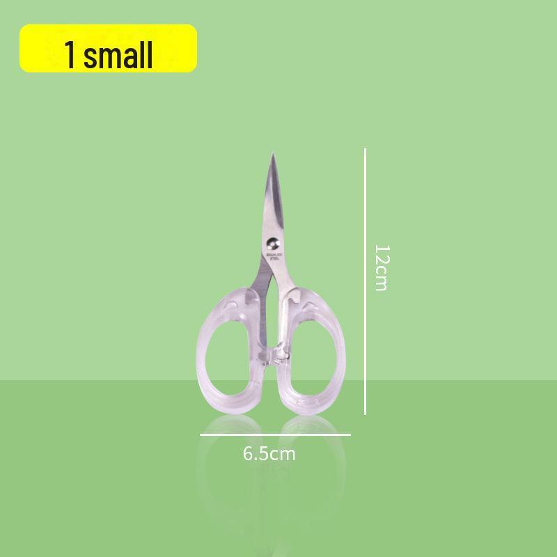 

Прозрачные портативные ножницы для офиса, поделок и искусства Small size прозрачный