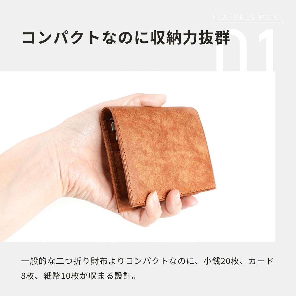 Lemma Marisco Pueblo Bifold Wallet for Men and Genuine Petrolio Women, Compact, Leather,