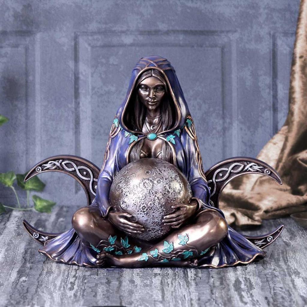 

Mother Gaia Art Statue Fashion Vintage Resin Crafts Home Decoration Pieces 15*7.5*14cm/5.91*2.95*5.51in