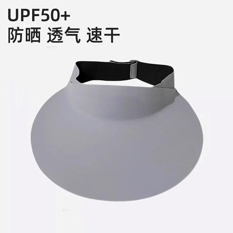 Integrated Sun Protection Hat Women's Summer Sun Protection Sun Hat UV Protection Foldable Sports Empty Top Hat Outdoor Sun Hat