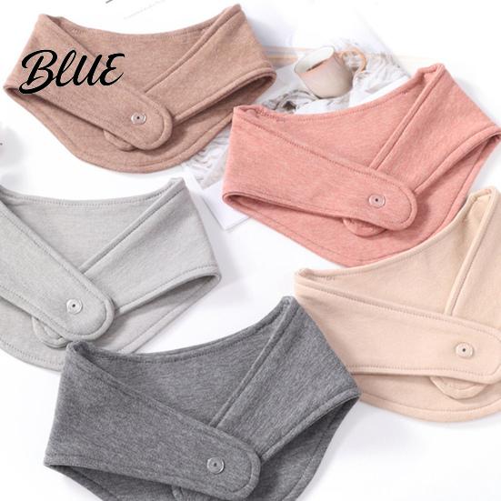 Breathable Thermal Neck Wrap Warmer for Winter Cold Weather Silk Velvet Wrap Fleece Lined Accessories Elderly Gaiter with Hidden Snap Fastening