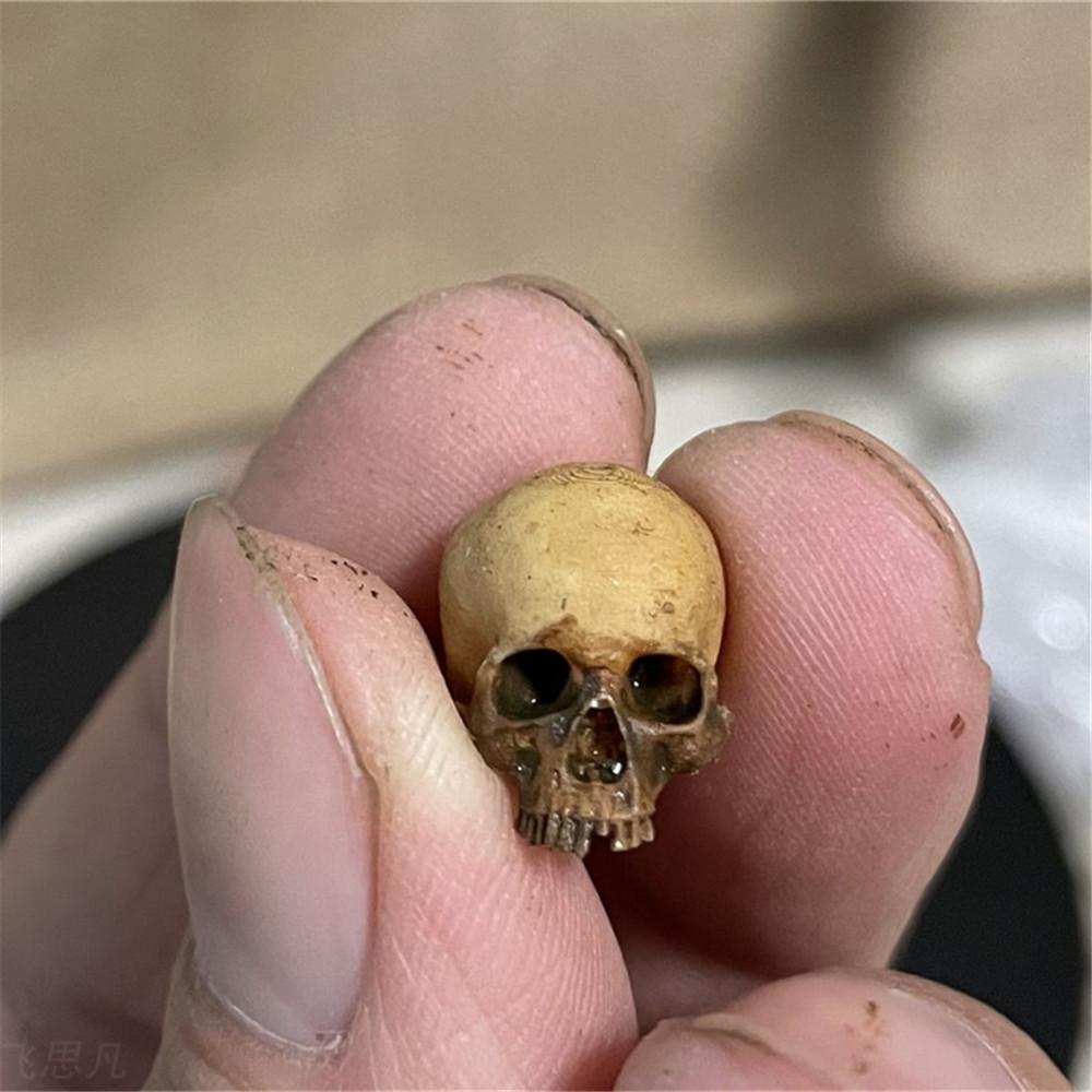 High Quality Mini Skull Miniature Model for Halloween Home Decor Dollhouse Plant Fish Tank Decoration