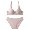 European and American large-size underwear summer smooth surface non-marking soft steel ring bra large chest small anti-sagging upper suppor