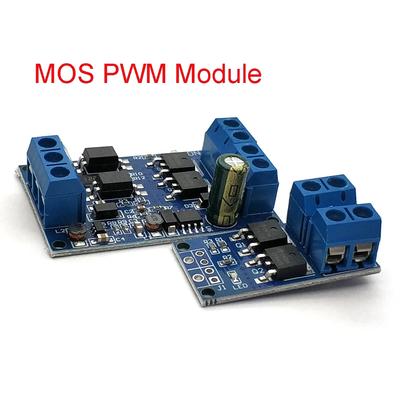 High-Power 400W 600W MOS Tube FET Trigger Drive Module PWM Control High / Low Level Trigger Switch DC 4V-60V 5V 12V 24V
