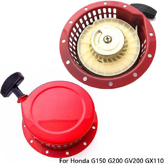 Recoil Pull Start Starter For Honda G150 G200 GV200 GX110 GX140 & GX160 Engine Generator Lawn Mower Replacement Parts