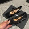 Soft Shoes Woman Comfortable and Elegant Shallow Mouth Square Toe Casual Female Sneakers Loafers with Fur Flats All-Match New