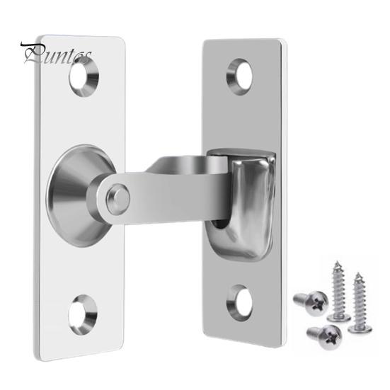 

Дверная защелка, устойчивая к коррозии, легко собирается, мини-размер, 90-градусная дверная защелка, защелка для раздвижной двери S серебряный