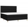 VidaXL Slat Bed Base with Mattress and LED, Upholstered Bed, Double Bed, Adult Bed for Interior Bedroom, 3135687