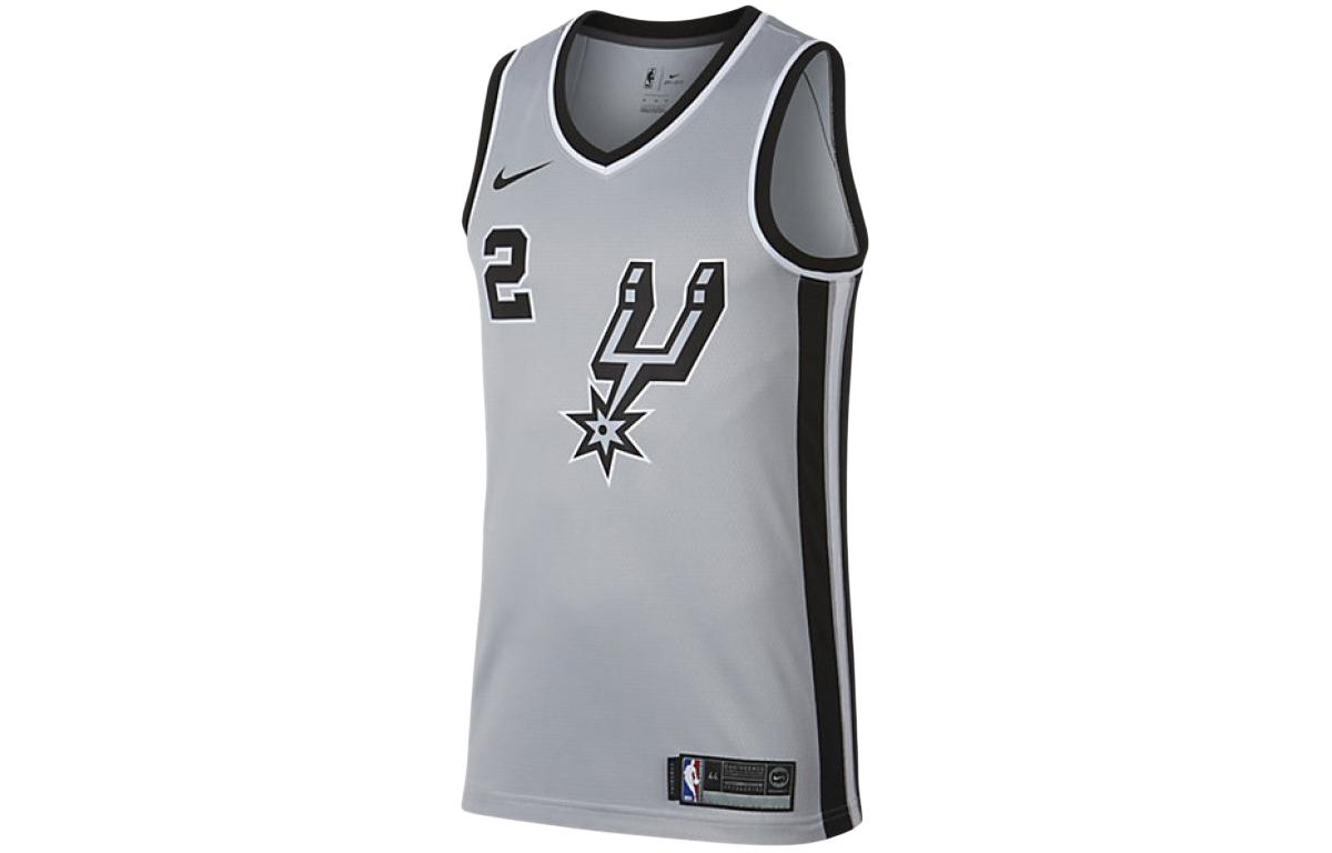 Nike Kawhi Leonard Statement Basketball Jersey Men s Gray 877224-007 XXL