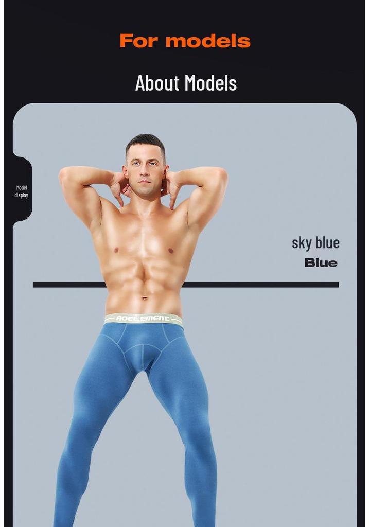 Men's Winter/Autumn Thickened Fleece Cotton Leggings & Trousers