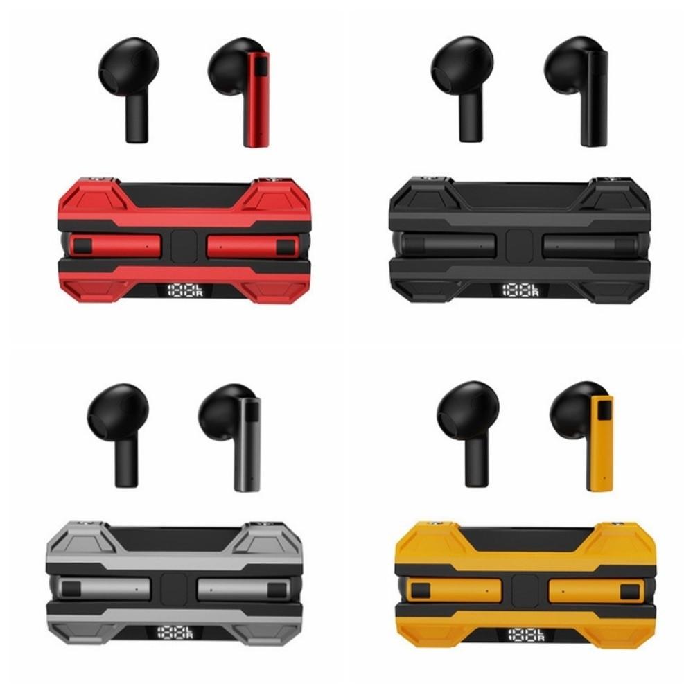 Metal Style Wireless Earphones Stereo Ergonomic Gaming Earbuds Wireless Bluetooth Earphone  Sports