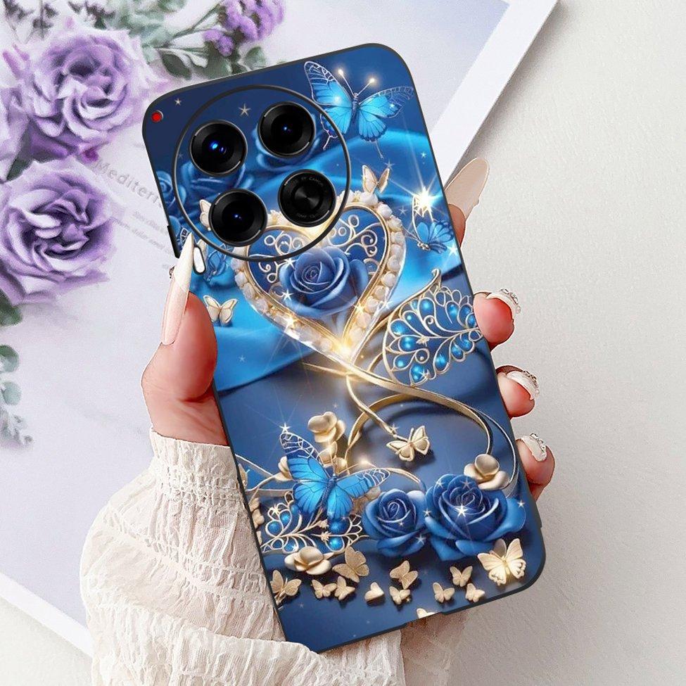 Black For Tecno Camon 30 CL6 CL6k Phone Case For Techno Camon 30 5G CL7 Cover Luxury Fashion Funny Cute Funny Painted Soft TPU