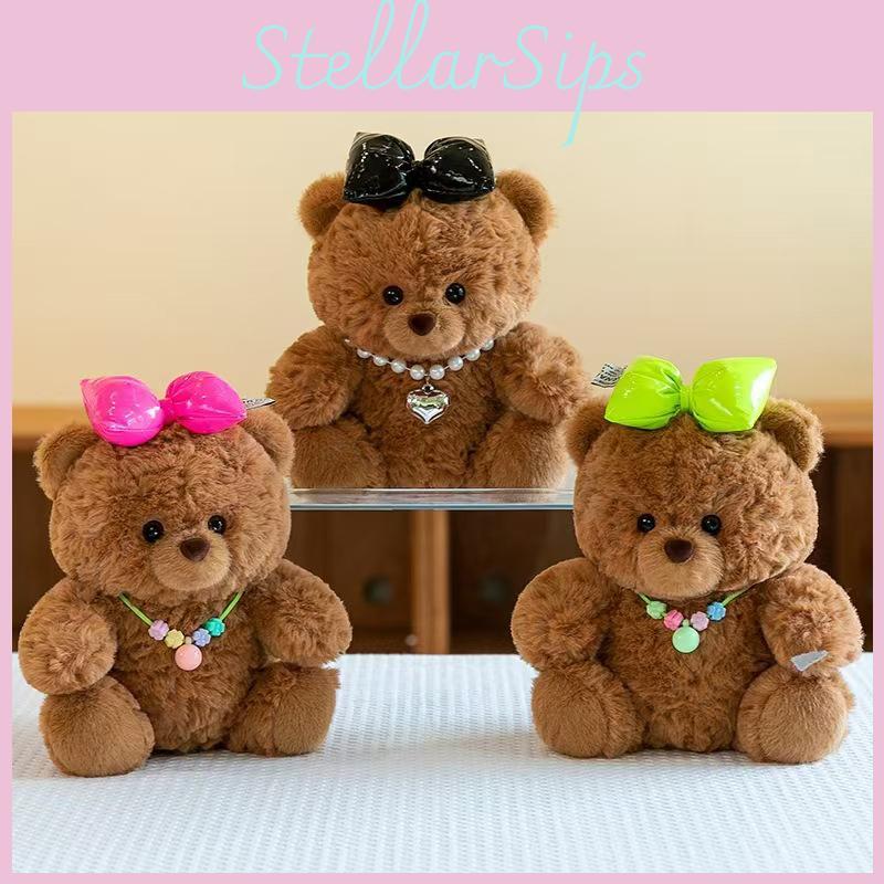 Bear Cute Dudu Dress Up Stuffed Toy Camera Bow Girl Children Gifts Birthday