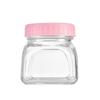 Macaron Color Series Glass Storage Jar for Candy, Dried Fruit, and Honey