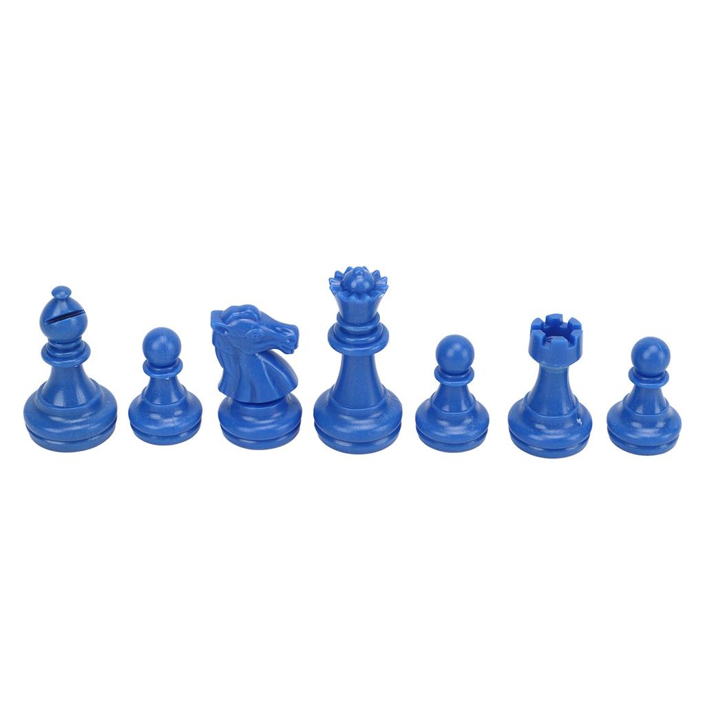 Chessmen with 1.89in King Plastic Chess Pieces with Chessboard for Adults Kids Party Supplies