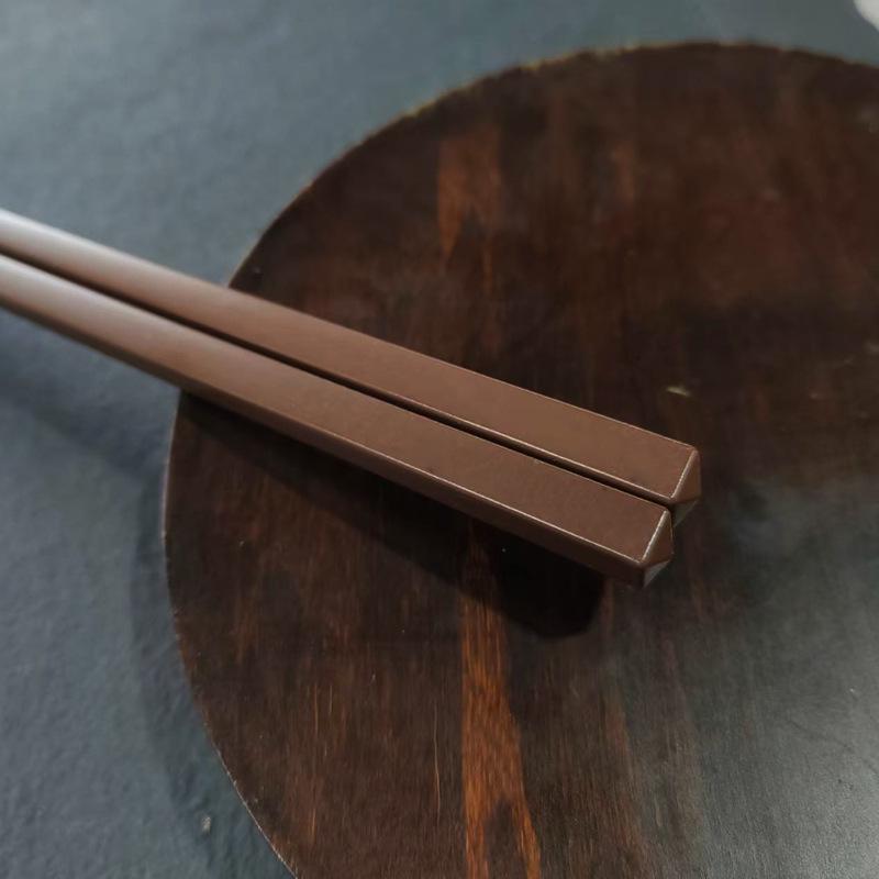 Pauzinhos de liga - antiderrapantes, resistentes a mofo e ao calor, estilo japonês e coreano para uso doméstico/hoteleiro