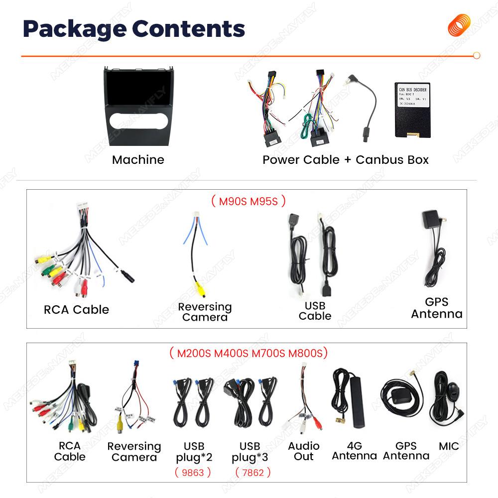 Navifly 8G + 256G Android Auto Autoradio Multimedia-Player GPS Für Mercedes Benz B200 AB Klasse W169 A160 A180 A200 A220 2009-2012