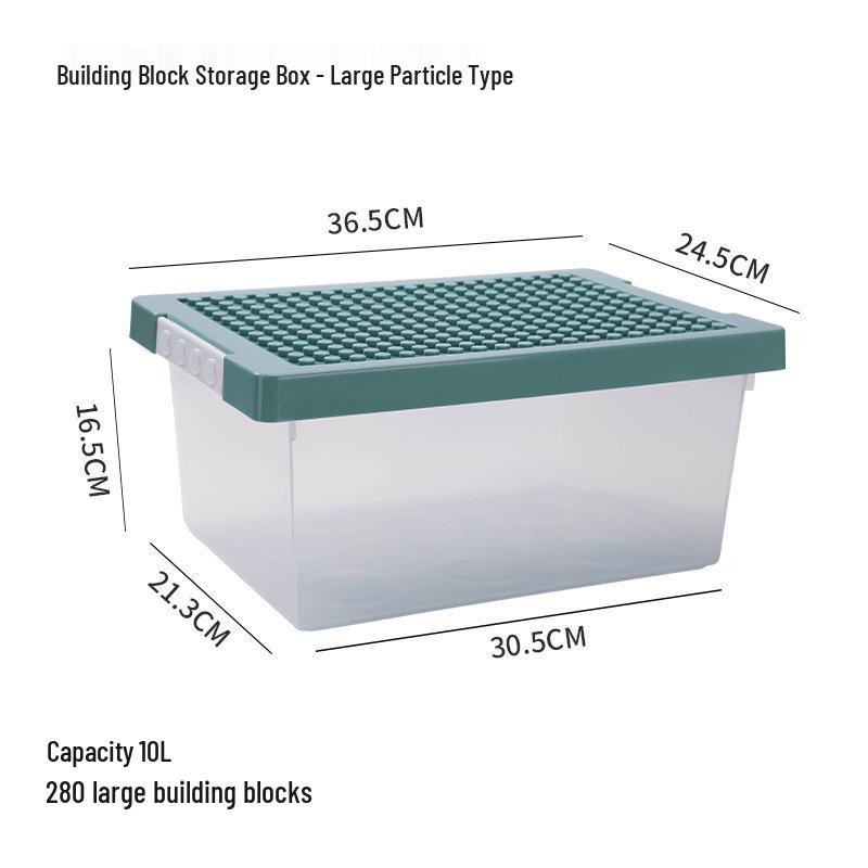Children's Magnetic Tile Storage Box for Building Blocks & Programming Schools