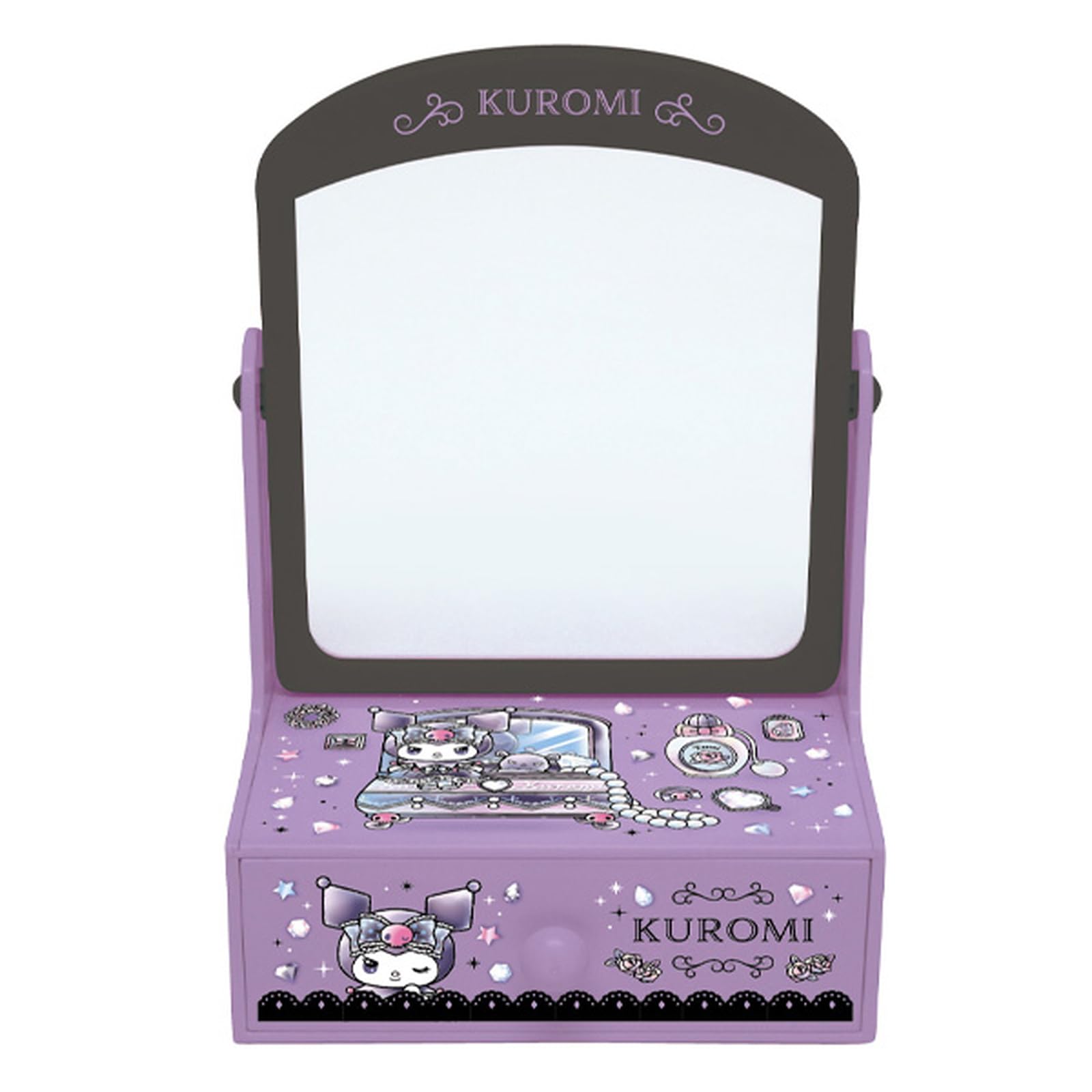 

Мини-комод My Melody Kuromi Kuromi x W14 x K-Company CMD7-KU H20.4 D8.9cm