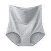 High-Waisted Women's Plus Size Cotton Underwear with Tummy Control & Butt Lift - Breathable, Antibacterial Crotch Briefs.