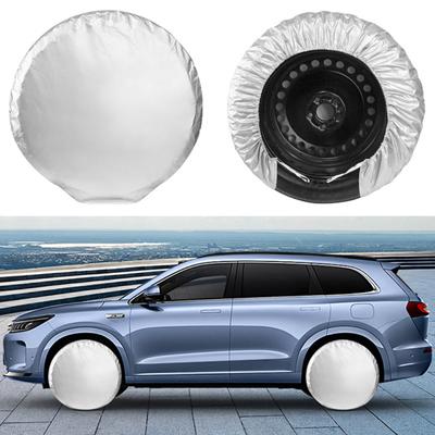 Heavy Duty Tire Guards with Wind Resistant Hooks Tire Covers with Stable Wind Hooks for Outdoor Parking Protections