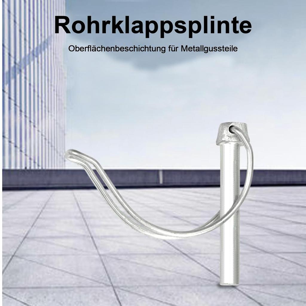 10Pcs Stainless Steel Folding Latch Pins For Equipment Trailer Clutch Lock Jack Legs Secure Connection