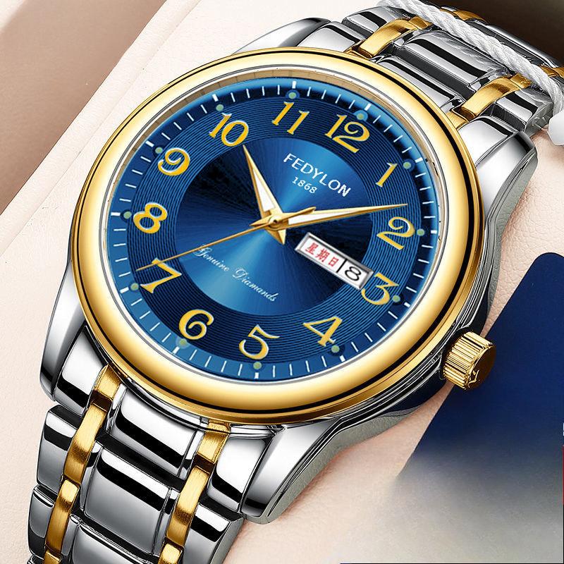 Middle Aged And Elderly Men'S Watch Men'S Watch Large Digital Waterproof Quartz Watch Elderly Men'S WatchWedding Jewelry