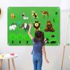 Felt Boards Wall Hanging Cartoon Pattern Story DIY Board Toy