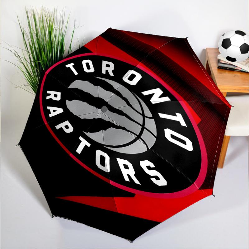 Raptors basketball Logo Umbrella 8-Frame for Travel, Camping, Casual Lightweight Portable Umbrella, Essential for Every Family Holidays Gift