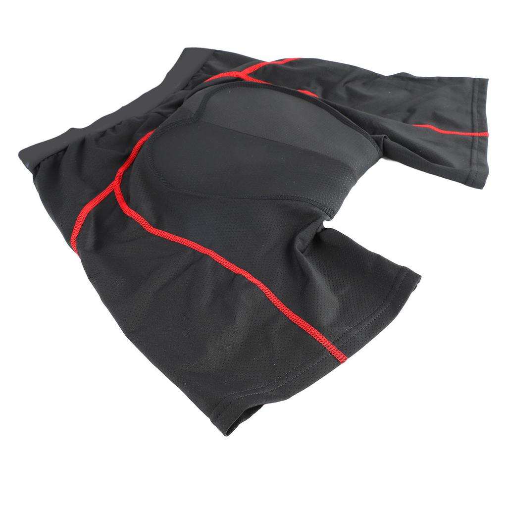 Gepolsterte Radshorts Atmungsaktiv Stoßdämpfend Weicher Schwamm Silikon Radhosen für Herren Damen