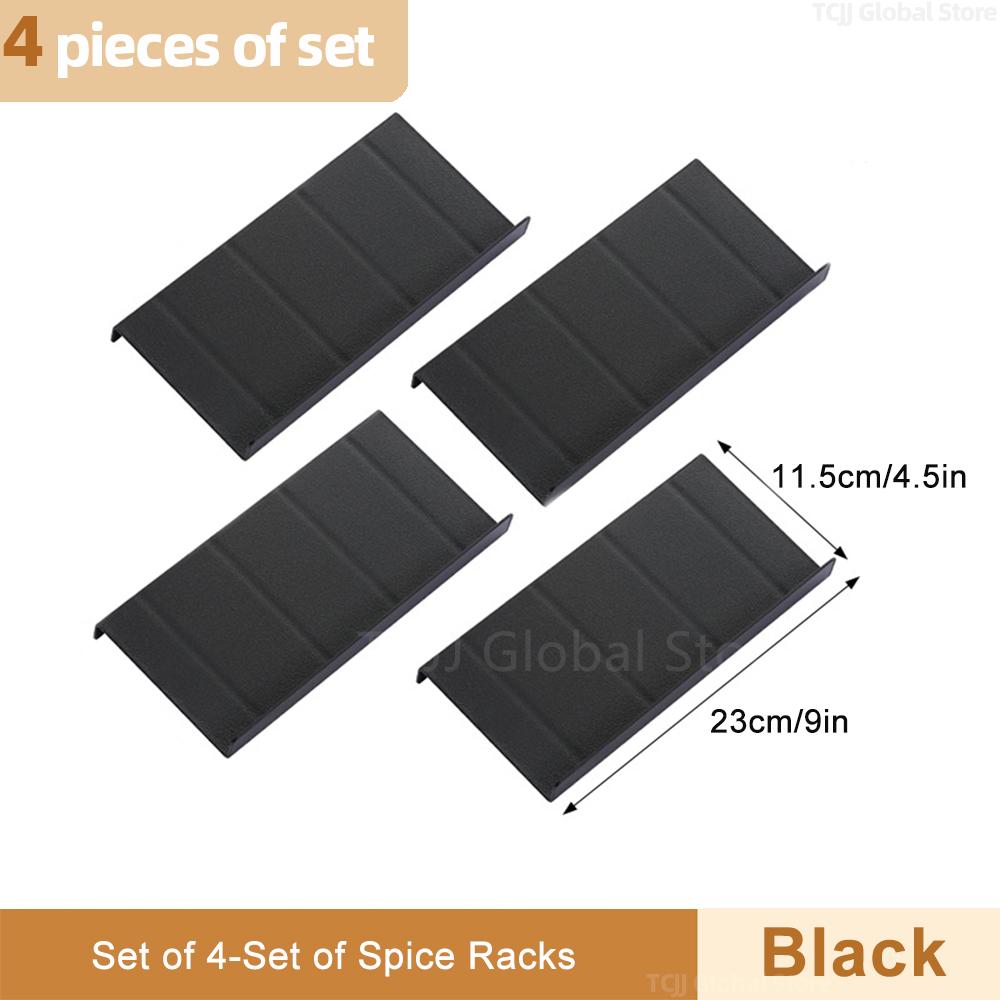2/4/8 Layers Kitchen Cabinet Seasoning Storage Rack Adjustable Spice Rack Seasoning Bottle Holder Kitchen Pantry Organizer