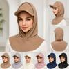 Integrated Neck-protecting Sun Hat Wide Brim Summer Turban Hat  Outdoor, Cycling